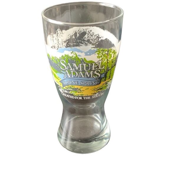 Pre Owned Samuel Sam Adams Alpine Spring Beer Glass Special Seasonal Beverage - Picture 5 of 13